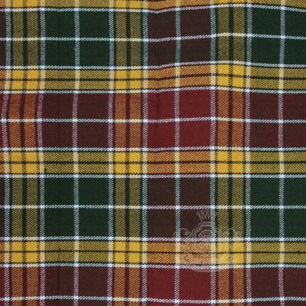 Buchanan Muted Tartan fabric by the yard