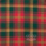 Canadian Maple Leaf Tartan fabric by the yard