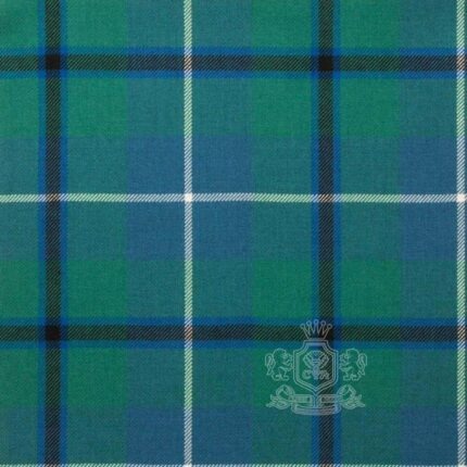 Douglas Blue Ancient Tartan fabric by the yard