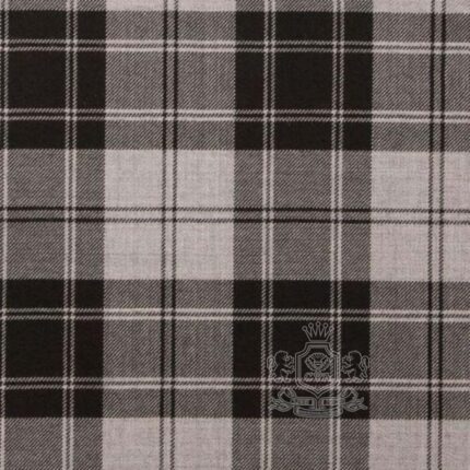 Douglas Grey Tartan fabric by the yard