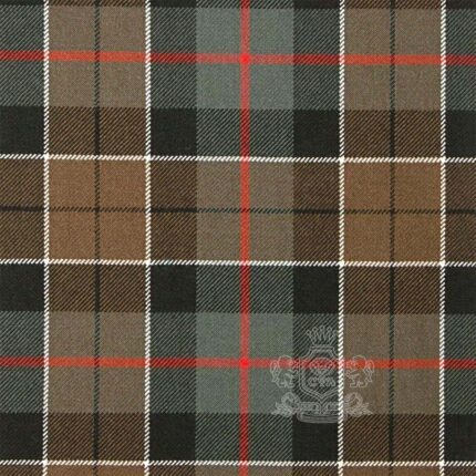 Leslie Green Weathered Tartan fabric by the yard