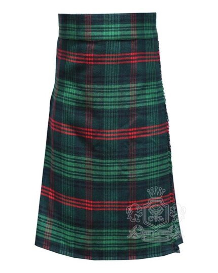 Ross Hunting Tartan maxi skirt front view