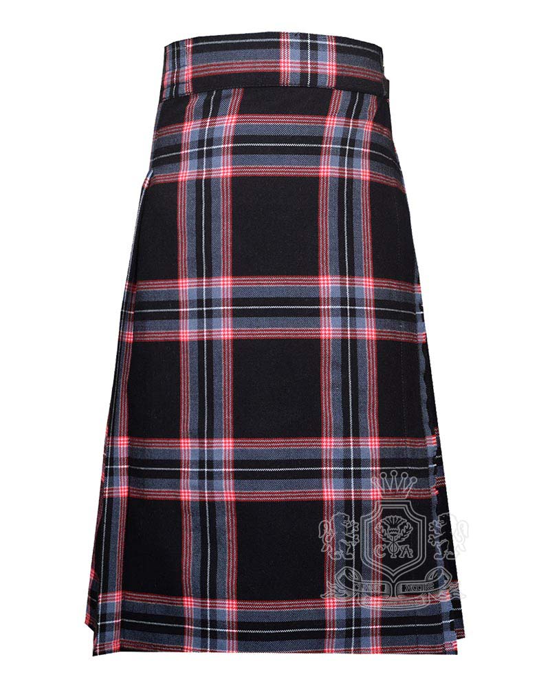 Witches-of-Scotland-Tartan-Maxi-Skirt-front Witches of Scotland Tartan maxi skirt front view