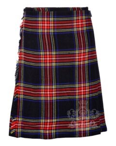 black-stewart-tartan-8-yard-kilt