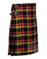 Buchanan Tartan 8 Yard Kilt - Traditional Scottish Kilts for Men - Image 2
