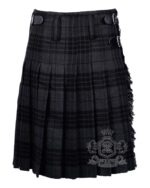 Grey Watch Tartan 8 Yard Kilt - Traditional Highlander Kilts - Image 4