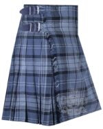 Hamilton Grey Tartan 8 Yard Kilt - Traditional Scottish Kilt for Men - Image 2