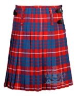 Hamilton Red Tartan 8 Yard Kilt - Traditional Scottish Kilts for Men - Image 3