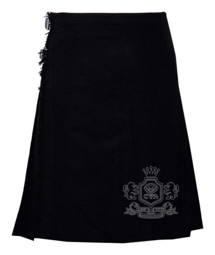 solid-black-tartan-traditional-kilt