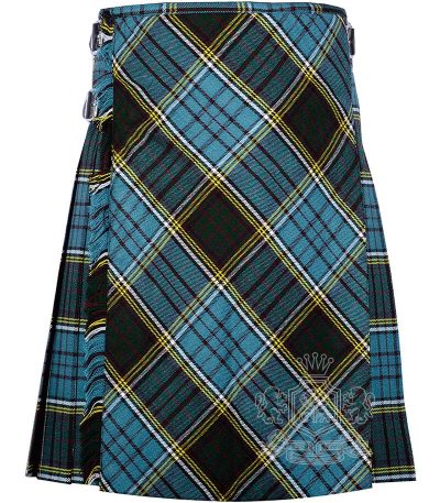 Anderson Tartan Bias Apron Kilt front view