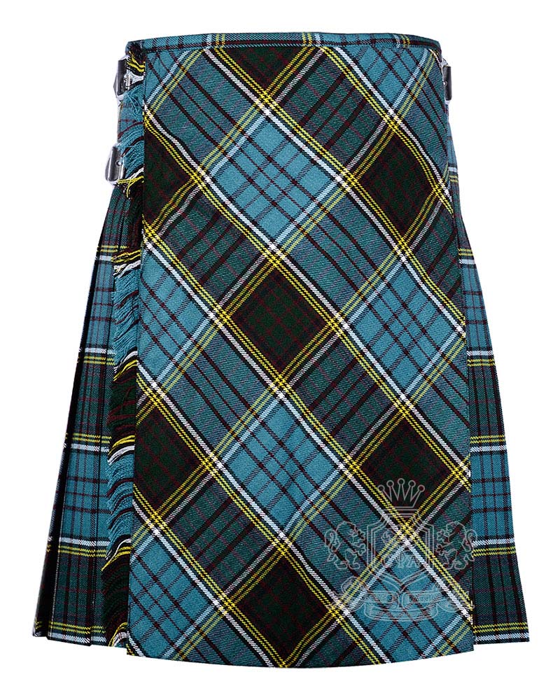 Anderson Tartan Bias Apron Kilt front view