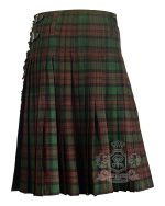 Brown Watch Tartan Maxi Skirt | Ladies Long Tartan Skirt - Image 4