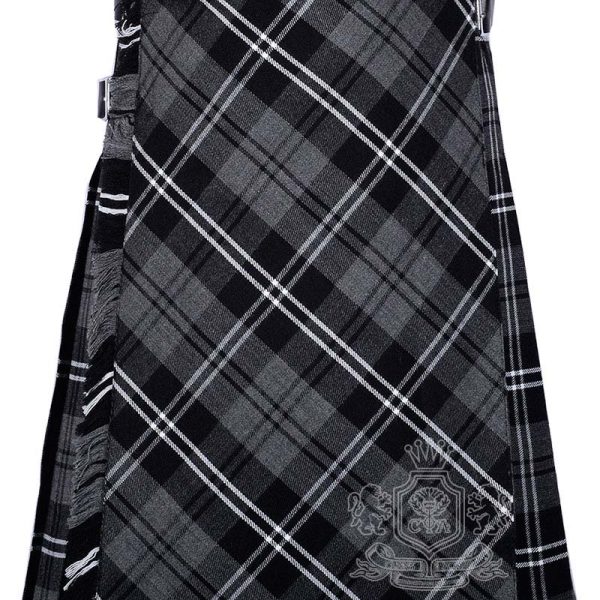 Granite Tartan Bias Apron 8-Yard Kilt