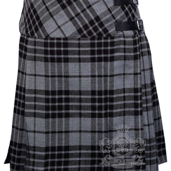 Grey Watch Tartan Billie Skirt | Ladies Kilted Skirt