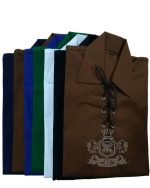 Green Cotton Jacobite Ghillie Kilt Shirt | Traditional Scottish Shirt - Image 3