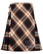 Rose Ancient Tartan Bias Apron 8-Yard Kilt