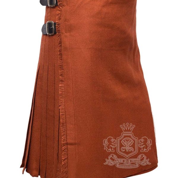 Saffron Tartan 8 Yard Kilt | Traditional Scottish Kilt