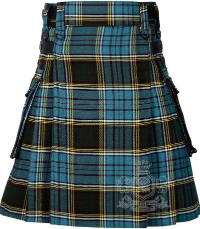Anderson Tartan Utility Kilt with pockets