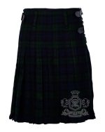 Black Watch Tartan 8 Yard Kilt | Traditional Scottish Kilt - Image 4