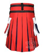 French Flag Utility Kilt | Modern Patriotic Highland Wear - Image 4