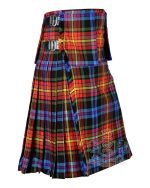 LGBTQ Pride Tartan 8-Yard Kilt with Detachable Pockets
