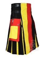 German Flag Utility Kilt | Modern Patriotic Highland Wear - Image 2