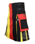 German Flag Utility Kilt | Modern Patriotic Highland Wear - Image 3
