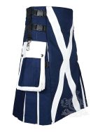 Scotland Flag Utility Kilt | Modern Patriotic Highland Wear - Image 2