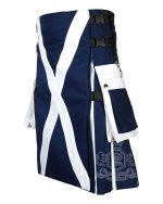Scotland Flag Utility Kilt | Modern Patriotic Highland Wear - Image 3