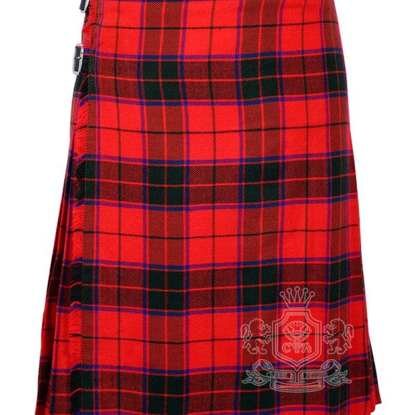 Scottish Rose Tartan 8 Yard Kilt | Traditional Scottish Kilt
