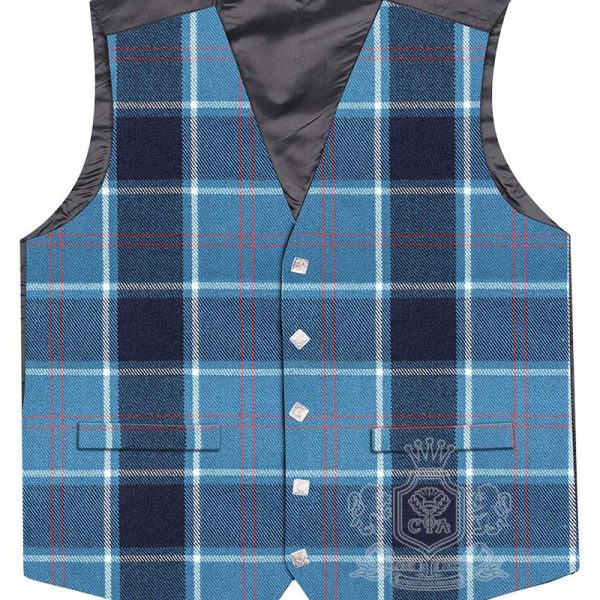 US Navy Tartan Vest Argyle Waistcoat