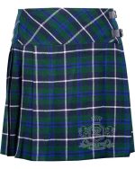 Blue Douglas Tartan Billie Skirt | Ladies Kilted Skirt