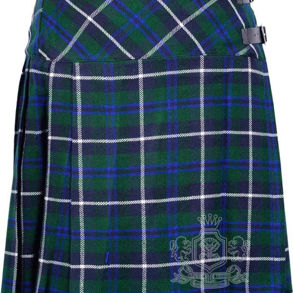 Blue Douglas Tartan Billie Skirt | Ladies Kilted Skirt