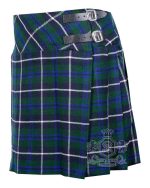 Blue Douglas Tartan Billie Skirt | Ladies Kilted Skirt - Image 2
