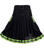 Black Firefighter Utility Kilt | Cotton Work Kilt - Image 4