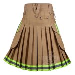Khaki Firefighter Utility Kilt | Cotton Work Kilt - Image 4