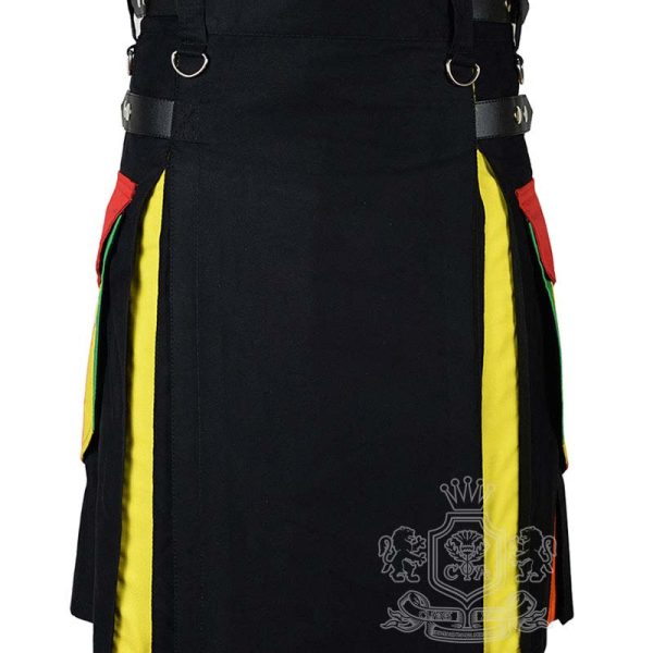 LGBTQ Pride Rainbow Hybrid Utility Kilt – Cargo Pockets Kilt