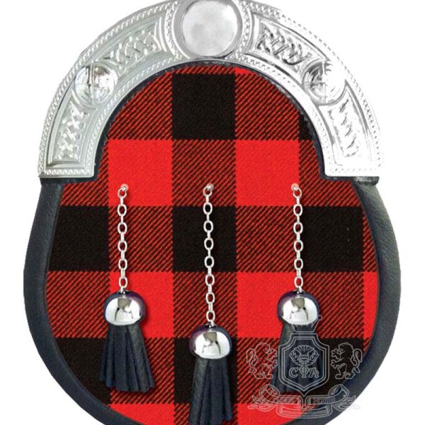 Rob Roy Tartan Sporran with Silver Cantle