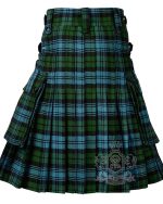 Campbell Ancient Tartan Utility Kilt with Adjustable Leather Straps - Image 3