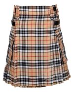 Campbell Thompson Tartan Utility Kilt with Adjustable Leather Straps