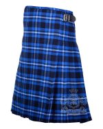 Ramsey Blue Tartan 8 Yard Kilt | Traditional Scottish Kilt - Image 3
