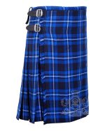 Ramsey Blue Tartan 8 Yard Kilt | Traditional Scottish Kilt - Image 2